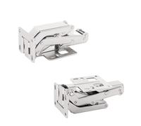 2 uds bisagra hidráulica ajustable Cierre Suave bisagras invisibles hierro resistente bisagras ocultas for muebles for gabinetes