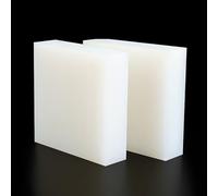 2 uds bloque de banco silicona 150x150mm amortiguador | El amortiguador blanco rellena el resbalón de 1-10m m for los muebles y el equipo(1.5mm)