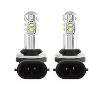 2 Uds Bombillas de Faros LED Bombillas de Luz Antiniebla de Coche 50W de Alta Potencia LED Brillante Bombillas de Luz Diurna Antiniebla Bombillas de Luz Antiniebla LED para Acento
