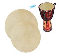 2 uds. Cabezales de Piel de Oveja de 2,2 Pulgadas para Sonido Africano, Istent C, Cabezales de Repuesto para (8,5 pulgadas)