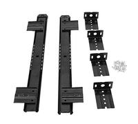 2 uds Cajón para teclado estante para teclado para subestructura Espesor Construcción de acero Teclado Cajón Deslizadores Bandejas Accesorios Gabinete Muebles Rieles de hardware