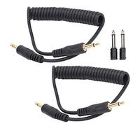 2 Uds Cámara Digital de Tipo Universal Juego de Cables de Línea de Conexión de Sincronización de 3,5mm a 6,35mm para Uso FL