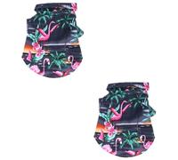 2 uds. Camisa Estampada para Perros medianos, Camiseta Floral para Perros, Disfraz para Perros, Chaleco de Verano para Cachorros, Camisa para Perros Grandes