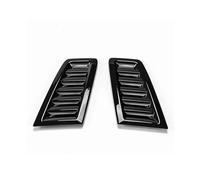 2 Uds Capó Ventilación Coche Capó Motor Delantero Cubierta Salida Entrada Panel Embellecedor Ventilación Aire Refrigeración para Ford para Focus MK2 MTVTFECEWG(Glossy Black)