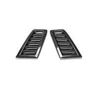 2 Uds Capó Ventilación Coche Capó Motor Delantero Cubierta Salida Entrada Panel Embellecedor Ventilación Aire Refrigeración para Ford para Focus MK2 MTVTFECEWG(Carbon Fiber Look)