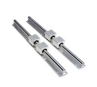 2 Uds Carril De Guía Lineal SBR16 L1000mm + 4 SBR16UU Bloques Rodamiento For Pieza CNC Movimiento de precisión(1000mm)