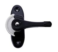 2 uds. Cerradura de seguridad for ventana aleación aluminio, hebilla bloqueo doble cara, cerradura marco utilizada en puerta corredera Horizontal Vertical(Right)