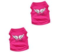2 uds Chaleco para Perros Ropa de Verano para Mascotas Chalecos para Perros Trajes para Mascotas Ropa Bonita para Perros + Ropa Chaleco para Perros Camisas para Mascotas Primavera y
