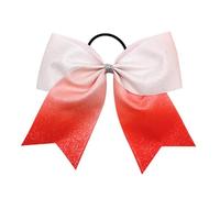 2 uds cinta brillante lazo de alegría lazos for el pelo porristas accesorios for cabello competición deportiva Para Animadoras(Color8)