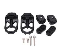 2 uds clavijas de pie delanteras antideslizantes ajustables CNC aluminio anodizado reemplazo para R1200GS LC Adventure R1200GS LC (Plata)