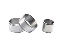 2 uds cojinete de acero casquillo del cojinete del eje con un diámetro interior de 19mm, 19x25x16mm manguito espaciador resistente al desgaste de alta resistencia, manguito de pasador