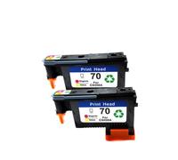 2 uds compatibles con Cabezal de impresión Designjet Z2100 Z5200 Z3100 Z3200 y Photosmart Pro B9180 reemplazo de impresoras Hp70 C9406A