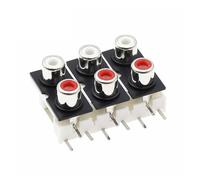 2 Uds Conector De Enchufe AV2-8.4-9 Conector De Audio De 2 Orificios, 4 Orificios, 6 Orificios Conector De Audio Conector De Audio De Señal De Enchufe Madre(Multi)