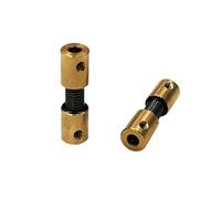 2 uds conector de junta de resorte de acoplamiento Flexible suave for piezas de repuesto del eje del Motor del barco de alimentación del barco RC(2.3mm to 2.3mm)