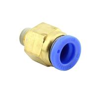 2 uds conector macho 10mm tubo 1/8 BSPT roscado neumático de liberación rápida accesorio de aire