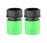 2 uds conector rápido pezón EURO USA 3/4 pulgadas adaptador de tubo de manguera con rosca macho for riego por goteo de tubos de jardín(I-2PCS-EURO)