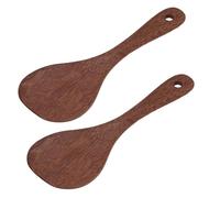 2 uds cuchara de arroz de madera, cucharas para servir arroz espátula de arroz japonés paleta de arroz cocina pala de arroz de madera para cocina arroz puré de patata(01)