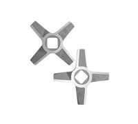 2 Uds Cuchillo Picador De Carne 8# Reemplazo De Hoja De Doble Cara, Compatible Con Bosch, MFW26070 MFW3910W 3X10W Repuestos For Electrodomésticos De Cocina