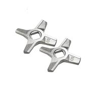 2 uds cuchillo picador de carne de doble cara hoja #5 Compatible con Bosch MFW22010 3502W 3630A CNFW3A Compatible con Zelmer 586,5 ZMM0805 piezas de electrodomésticos de cocina