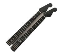 2 uds cuello de guitarra 22 trastes 25,5 "diapasón arce incrustaciones puntos piezas brillantes