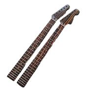 2 uds cuello de guitarra eléctrica 22 trastes 25,5 pulgadas piezas repuesto incrustación diapasón rayado arce