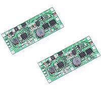 2 uds DC 5V-12V a 12V UPS Fuente de alimentación ininterrumpida 18650 Tablero de protección de batería