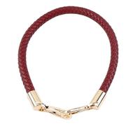 2 uds Deepeel 30/40/50/60cm asas de bolso cuero cuerda tejida correa hombro hebillas Metal DIY reemplazar bolsas Accesorios Para Bolsos Confeccionar Sacos(PURPLE,50cm)