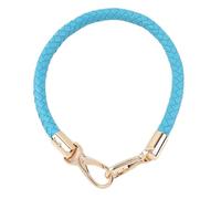 2 uds Deepeel 30/40/50/60cm asas de bolso cuero cuerda tejida correa hombro hebillas Metal DIY reemplazar bolsas Accesorios Para Bolsos Confeccionar Sacos(Blue,50cm)