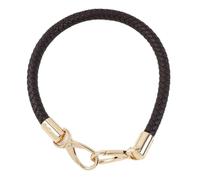 2 uds Deepeel 30/40/50/60cm asas de bolso cuero cuerda tejida correa hombro hebillas Metal DIY reemplazar bolsas Accesorios Para Bolsos Confeccionar Sacos(Rose Gold,60cm)