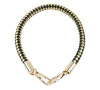 2 uds Deepeel 30/40/50/60cm asas de bolso cuero cuerda tejida correa hombro hebillas Metal DIY reemplazar bolsas Accesorios Para Bolsos Confeccionar Sacos(Black,30cm)