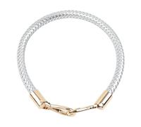 2 uds Deepeel 30/40/50/60cm asas de bolso cuero cuerda tejida correa hombro hebillas Metal DIY reemplazar bolsas Accesorios Para Bolsos Confeccionar Sacos(Chocolate,40cm)