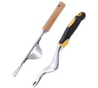 2 uds deshierbe Manual de jard?n herramienta de eliminaci?n de diente de le?n para plantar al aire libre c?sped y jard?n
