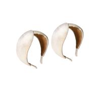 2 uds Diadema aterciopelada cómoda, diademas de banda ancha, decoración para cabello para uso diario a, aspecto elegante, banda para cabello