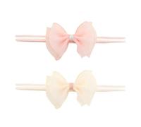 2 Uds Diademas Con Lazo Diademas De Gasa Accesorios Para El Cabello Para Niños Diademas Bonitas Para Niñas Accesorios De Ropa