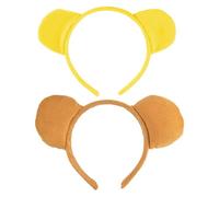 2 Uds Diademas Con Orejas De Oso, Diademas De Animales Bonitas, Accesorios Para El Cabello Para Disfraces, Accesorios Para El Cabello Para Cosplay