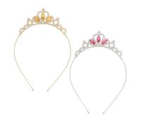 2 Uds Diademas De Corona Diademas De Diamantes De Imitación Diademas Brillantes Vestido De Fiesta Accesorios Para El Cabello Accesorios Para El Cabello Para Niñas