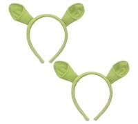 2 Uds. Diademas De Monstruo Verde, Diademas De Animales, Diademas Festivas, Decoraciones De Actuación De Fiesta, Disfraces De Cosplay