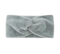 2 uds diademas de punto, diadema elástica lisa, accesorios for el cabello, cálida Para Mujer(GRAY)