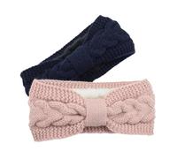 2 uds diademas forradas peludas for mujer, diadema sólida y cálida, elástica deportiva for chicas de Yoga, accesorios for el cabello Para Mujer(2PCS)