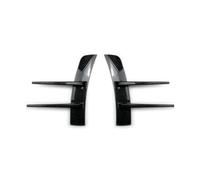 2 Uds Divisor Ventilación Aire para Lateral Parachoques Delantero Trasero Coche Alerón Canard Embellecedor Ventilación Lateral Coche Divisor Canards MTVTFECEWG(Carbon2Pcs)