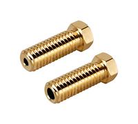 2 uds E3D Volcano Boquilla de Acero Duro latón M6 Hilo 3D Impresora Hotend Volcano Boquilla 0,2mm-1,2mm Compatible con filamento de 1,75mm (Color : Brass Nozzle, Size : 2pcs 0.8mm 1.75mm)