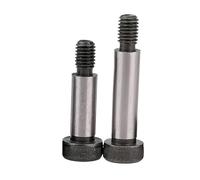 2 uds eje 12,9 grado hexágono cabeza hueca rodamientos de rodillos hombro tornillo perno M5-M12(55mm,D12xM10 (2Pcs))