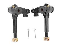 2 uds. Eje de Nudillo del Puntal de Dirección Delantera de Kart, Nudillo de Dirección del Husillo Universal, Juego de Soportes del Eje de Dirección, Reemplazo del Kit de Eje