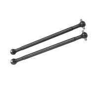 2 Uds. Eje de Transmisión Trasera RC, Piezas de Accesorios de Coche de Juguete RC Negro de Acero para ZD Racing 10 7191 1/10 RC Off Road Vehicle,Accesorios para automodelismo