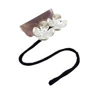 2 uds elegante perla flor moño fabricante rizadores de pelo accesorios peinado horquilla trenzada herramientas agarre(Color5)