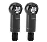 2 Uds Elevador de Amortiguador Trasero, Adaptador de Amortiguador con Orificio M10, Almohadilla de Dispositivo de Elevación, Extensión de Altura para Quad Motocicleta ATV Todoterreno(Negro 95 mm/3,7”)