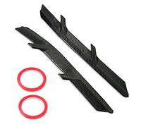 2 uds embellecedor de ventilación Lateral de Fibra de Carbono Delantero Izquierdo Derecho reemplazo del Cuerpo Pegatina de Cubierta de ventilación Lateral para C7 2014 2019 Negro