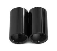 2 Uds Embellecedores Escape Coche Cubiertas Punta Silenciador Para BMW E90 E91 E92 E93 325 320i 316i 328i 2006-2010(Black)