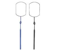 2 uds Espejo de extensión de pestañas Multifuncional Plegable Cuadrado Mini Espejo de Maquillaje salón de Belleza Espejo de Detalle de Maquillaje