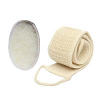 2 uds esponja Natural de espalda larga frotamiento toalla cepillo corporal for baño exfoliante esponjas ducha exfoliador masajeador limpieza profunda herramientas Para Espalda